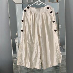 Zara Wide Leg Trousers Side buttoned